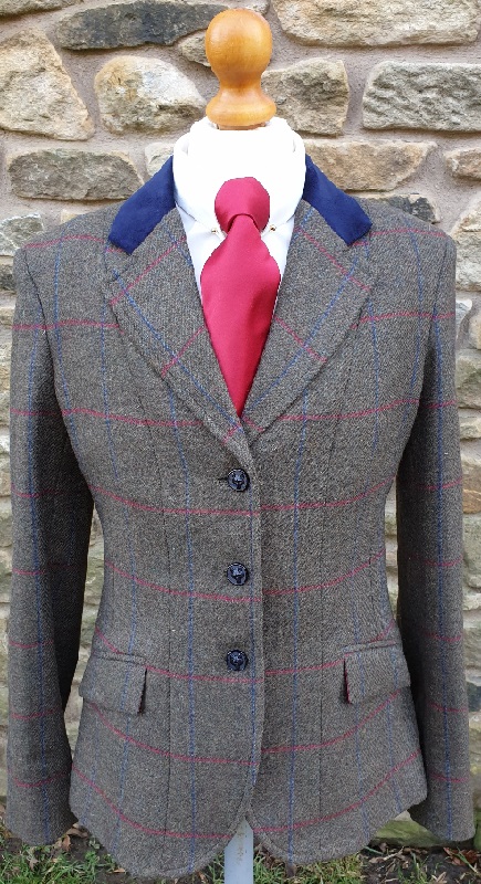 navy tweed show jacket